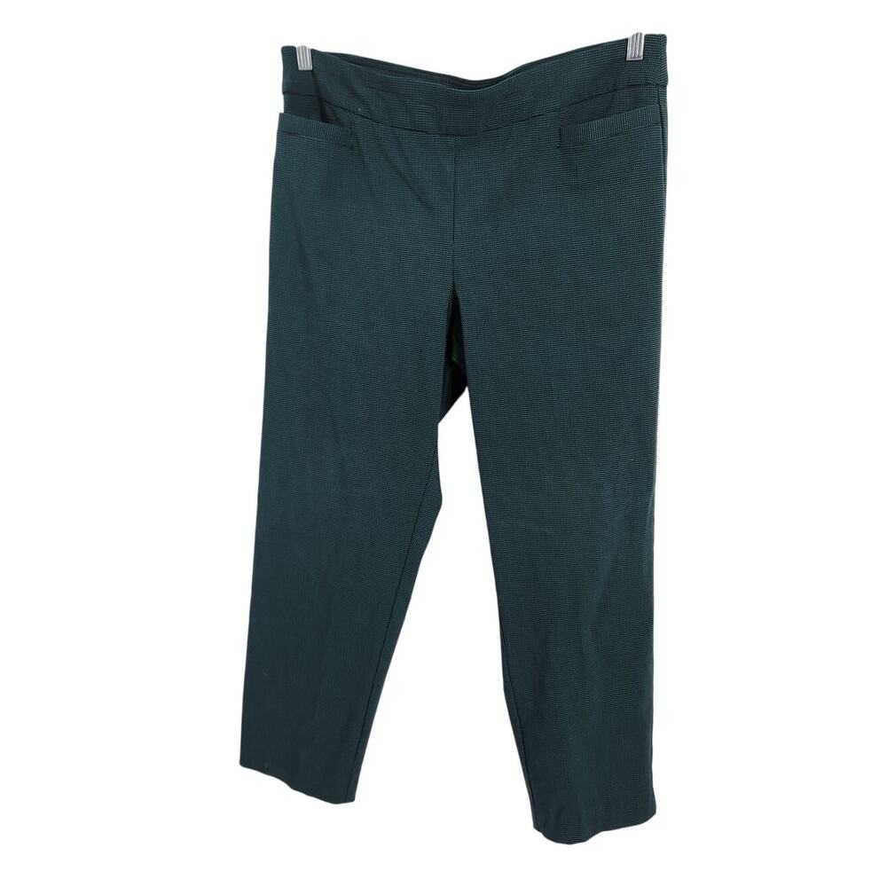 Kim Rogers Green Dress Pants Womens Plus Size 14 Career